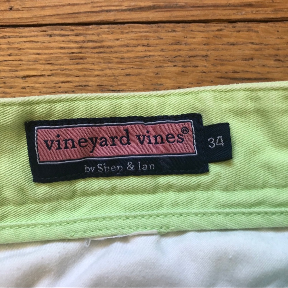 Vineyard Vines Green Club Shorts 34 - Picture 7 of 7